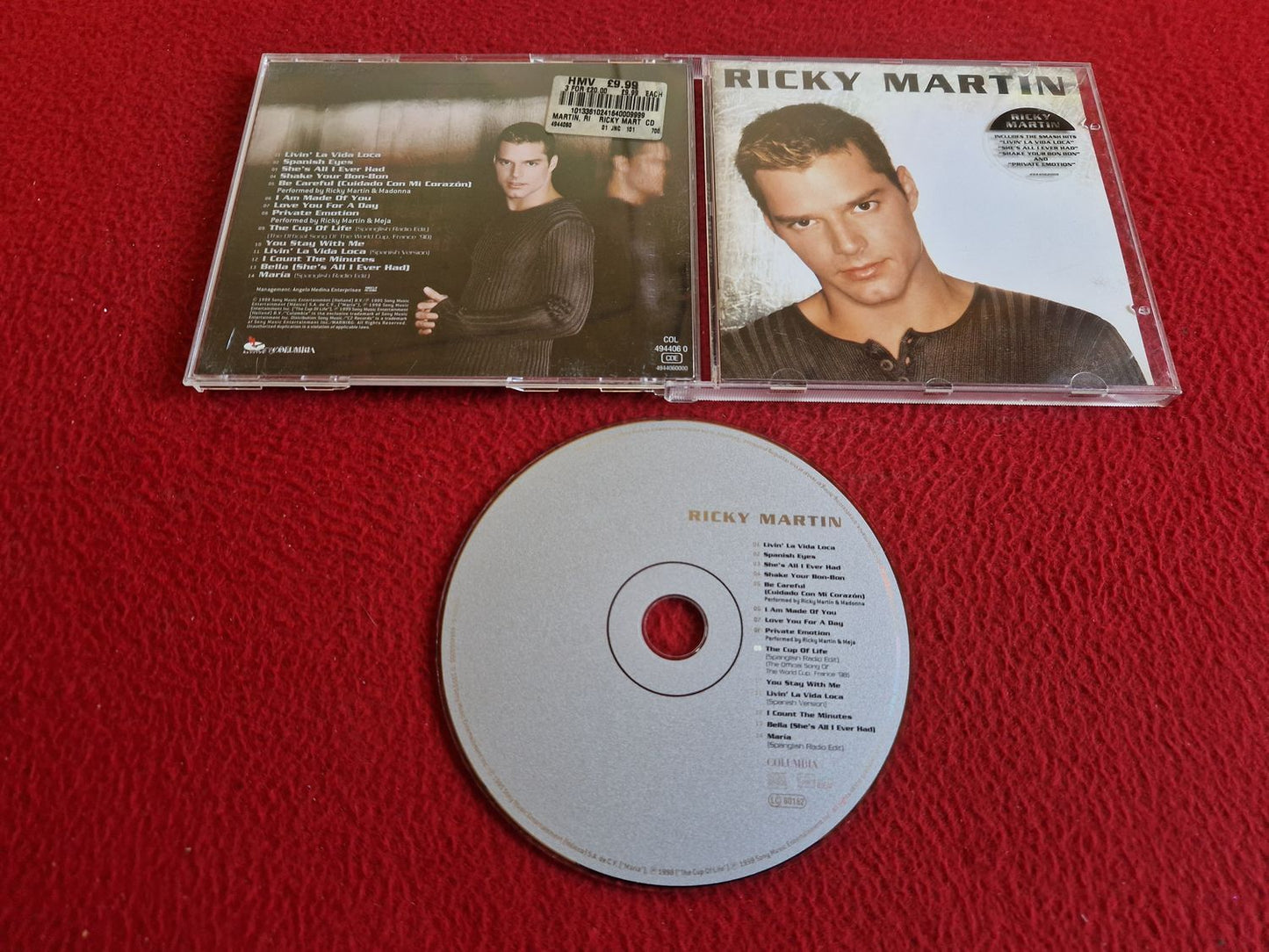 RICKY MARTIN - RICKY MARTIN CD