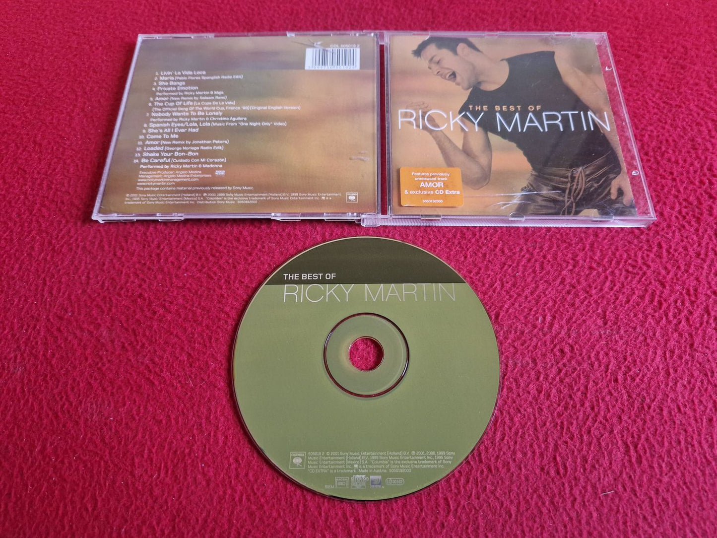 RICKY MARTIN THE BEST OF RICKY MARTIN CD