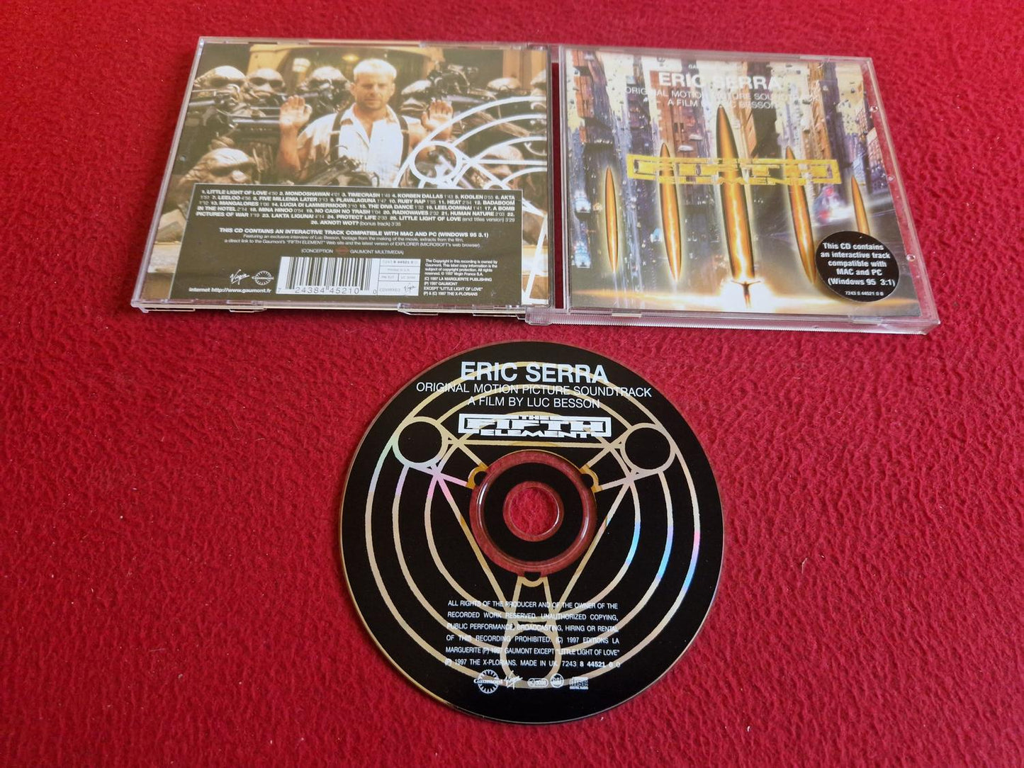 ÉRIC SERRA THE FIFTH ELEMENT ORIGINAL MOTION PICTURE SOUNDTRACK CD