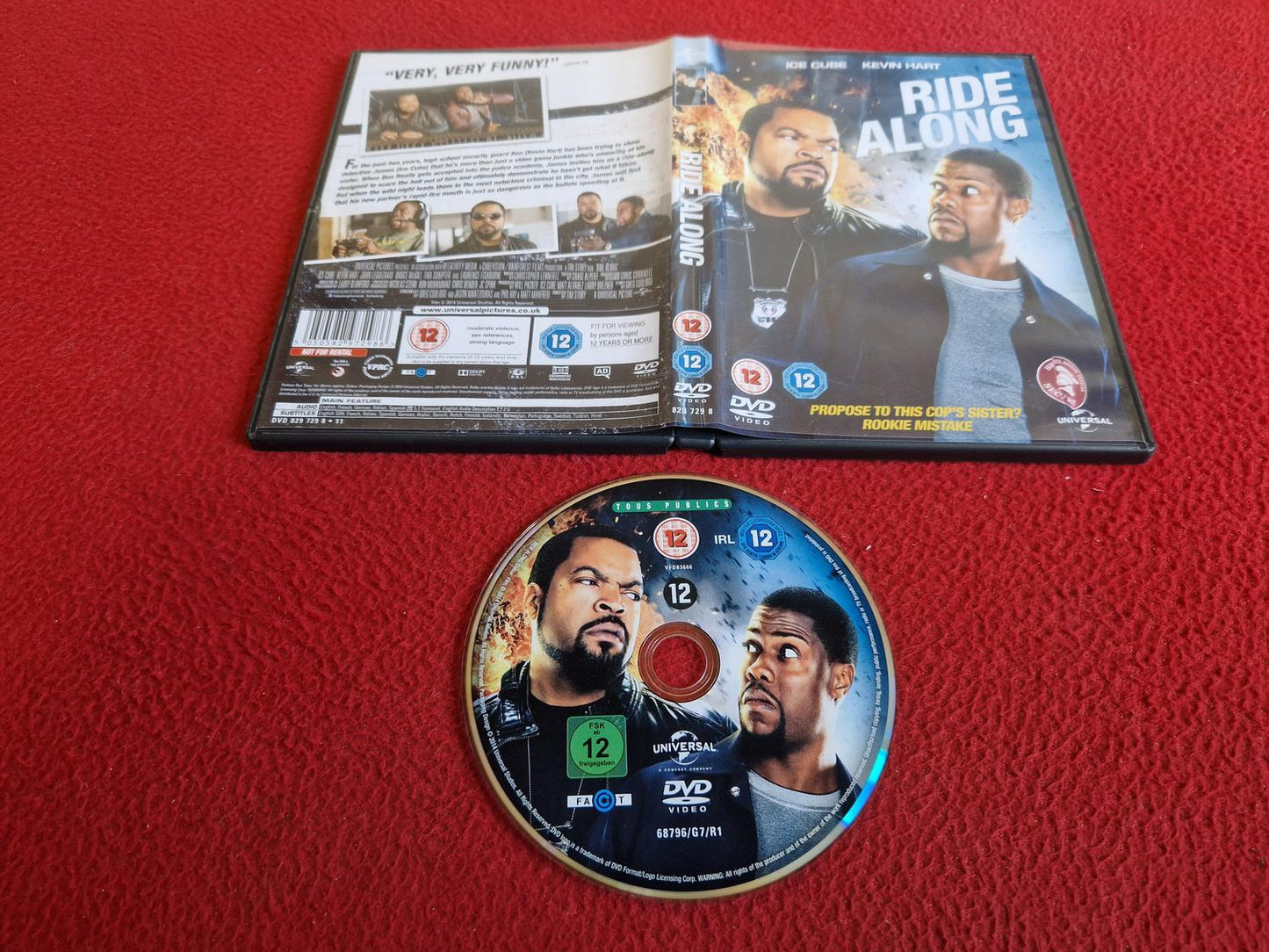 RIDE ALONG DVD