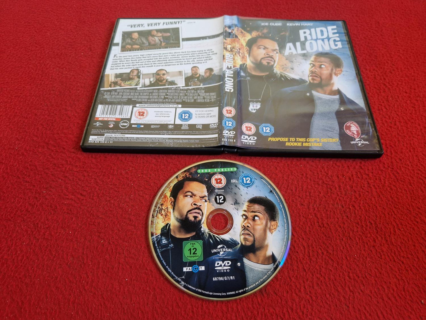 RIDE ALONG DVD