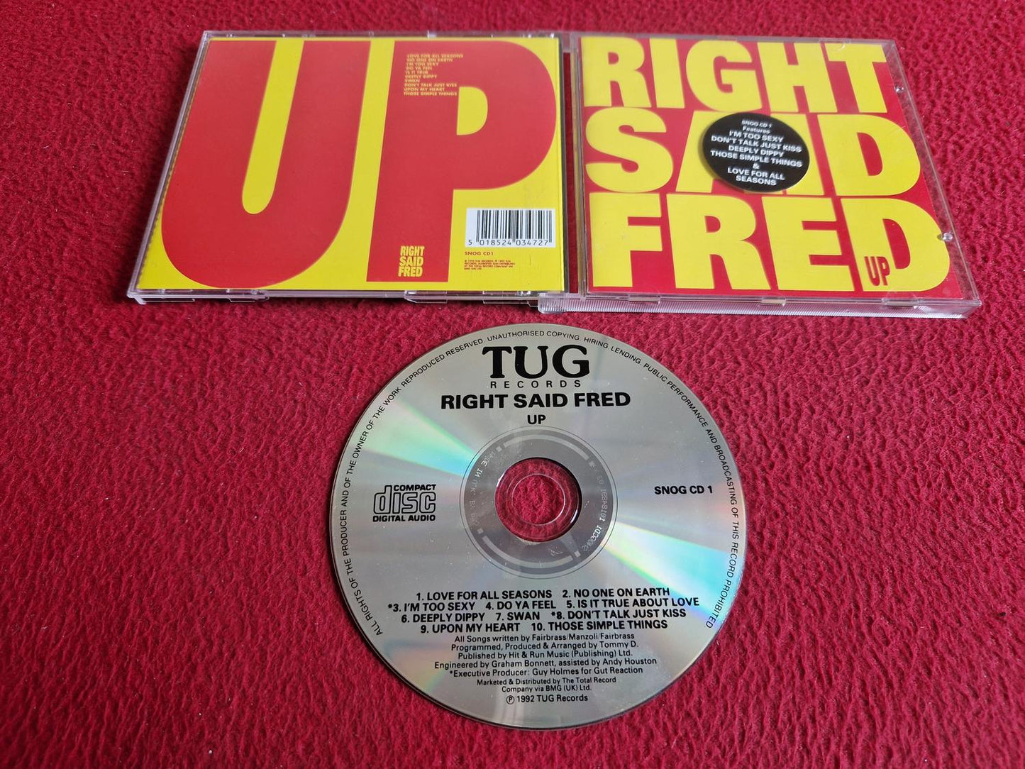 RIGHT SAID FRED UP CD