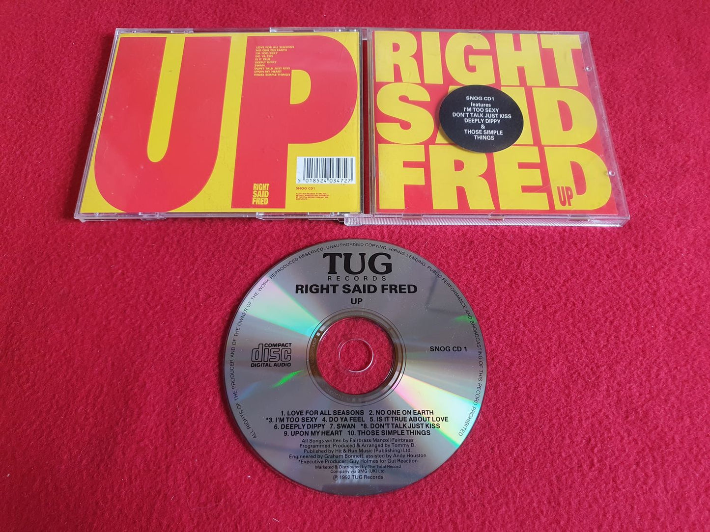 RIGHT SAID FRED UP till CD