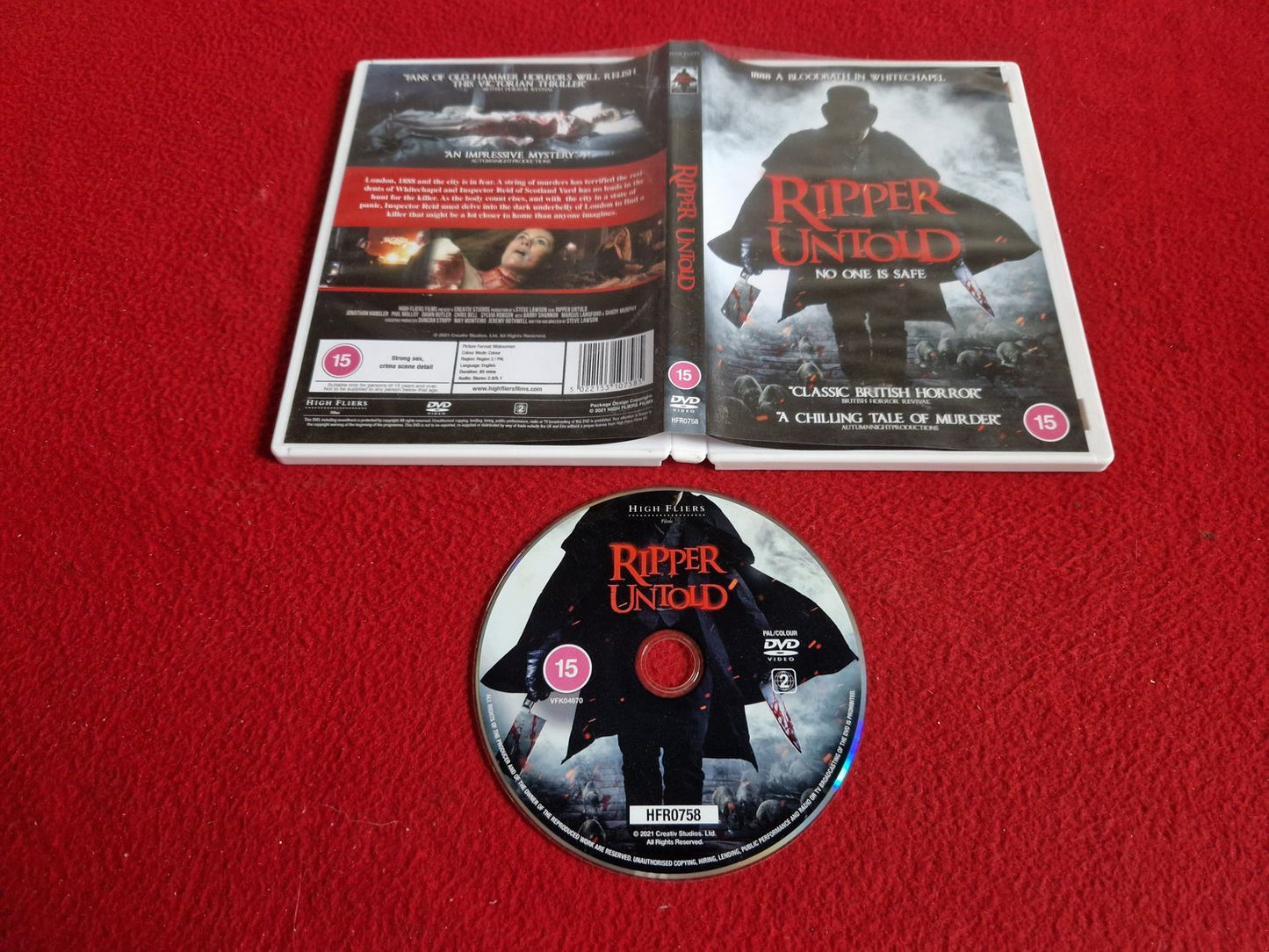 RIPPER UNTOLD DVD
