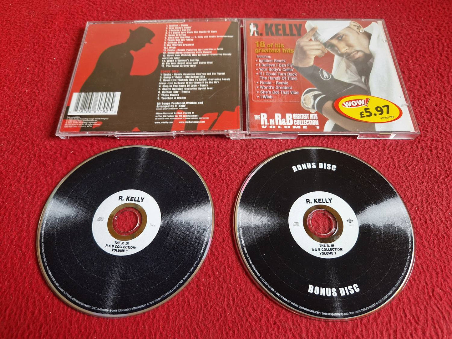 R.KELLY THE R. IN R & B COLLECTION VOLUME 1 CD