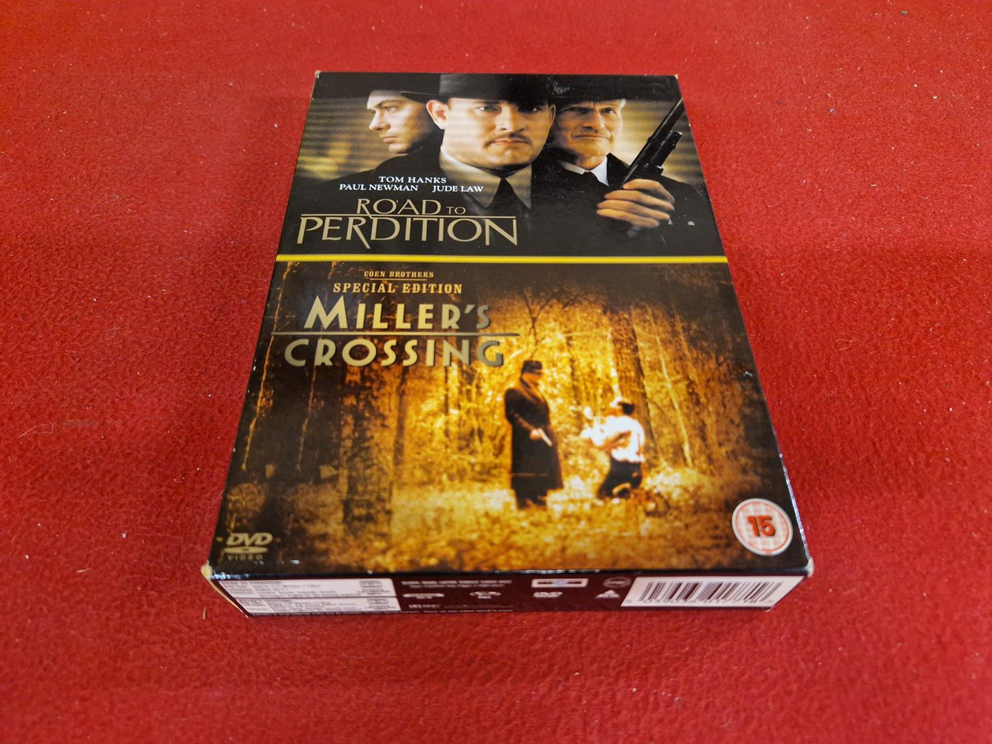 ROAD TO PERDITION / MILLER'S CROSSING BOX till DVD