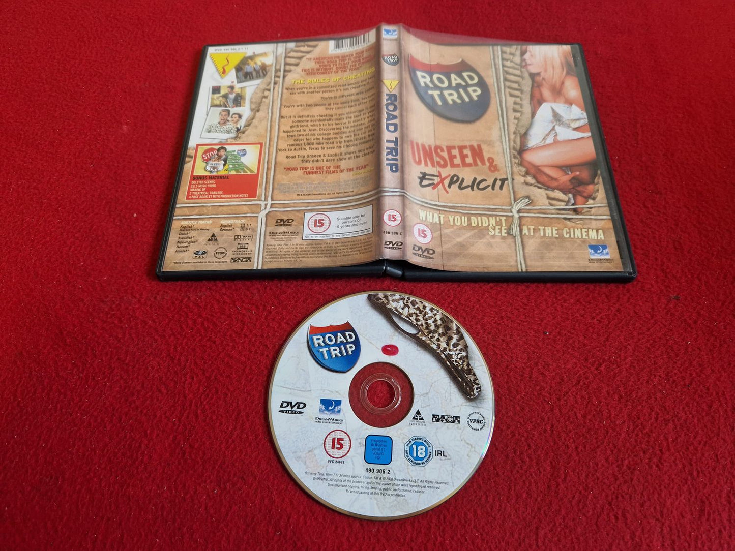 ROAD TRIP UNSEEN AND EXPLICIT DVD