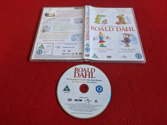 ROALD DAHL ENORMOUS CROCODILE/REVOLTING RHYMES/MAGIC FINGER/DIRTY BEASTS DVD