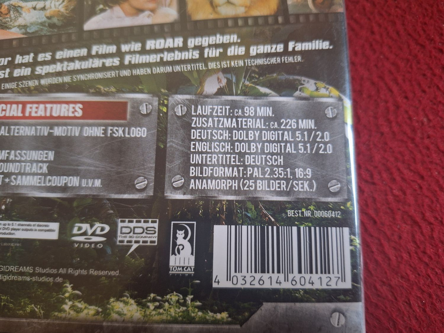 ROAR CULT EDITION [ TYSK UTGÅVA - TYSK TEXT ] BOX DVD