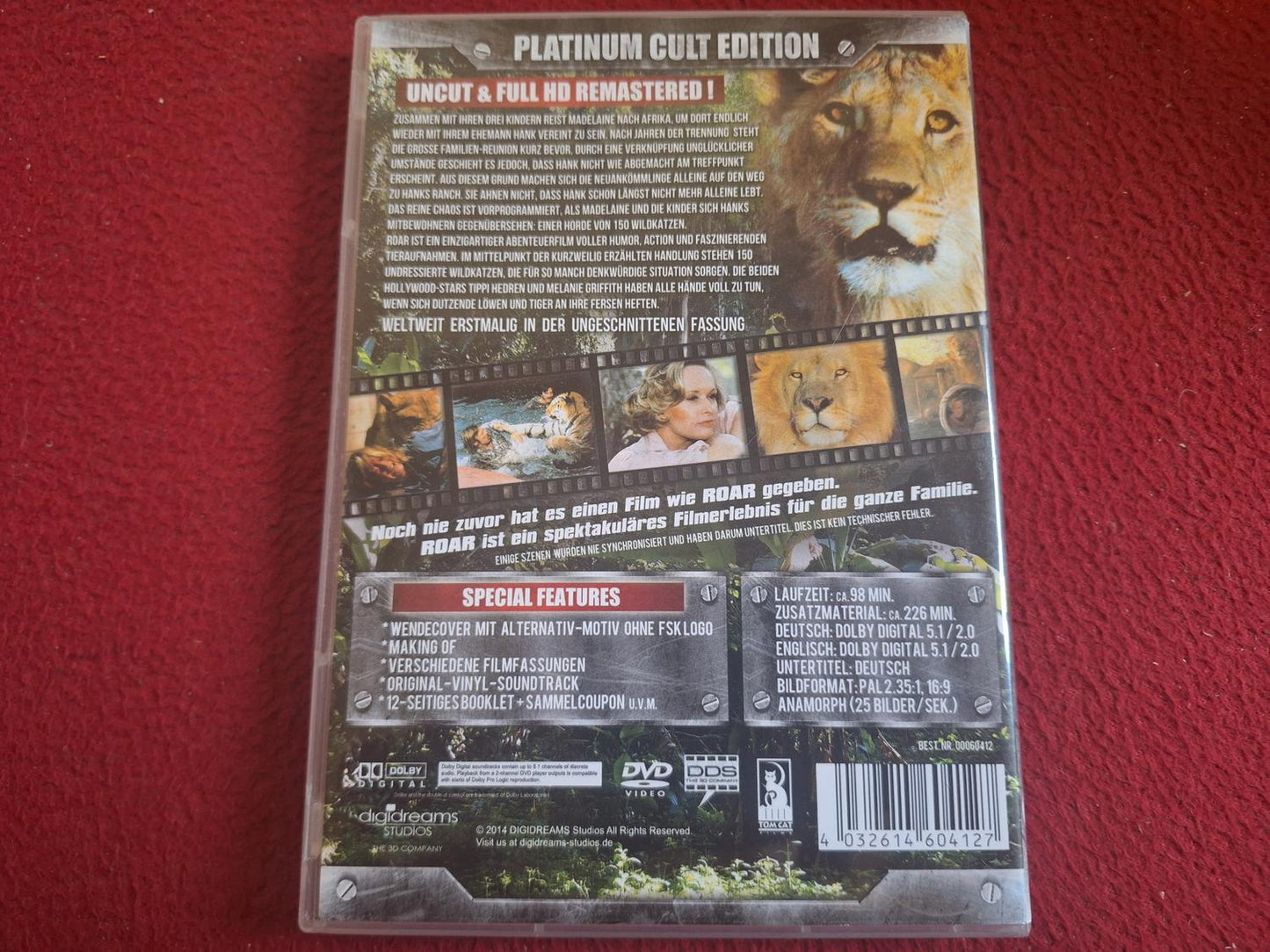 ROAR CULT EDITION [ TYSK UTGÅVA - TYSK TEXT ] BOX DVD