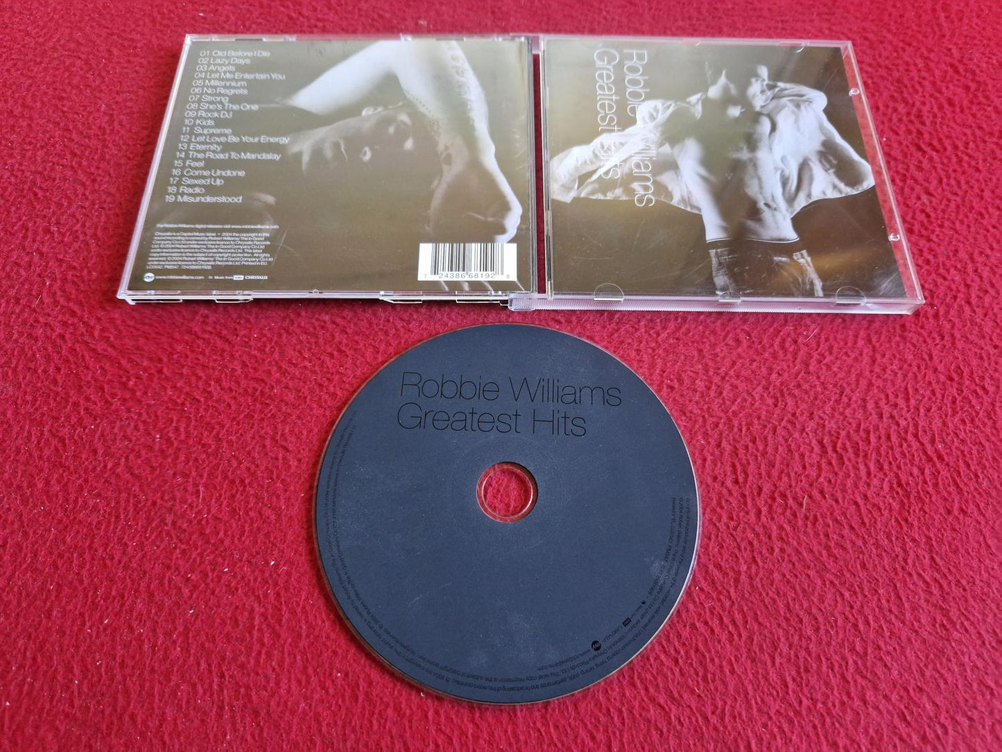 ROBBIE WILLIAMS GREATEST HITS CD