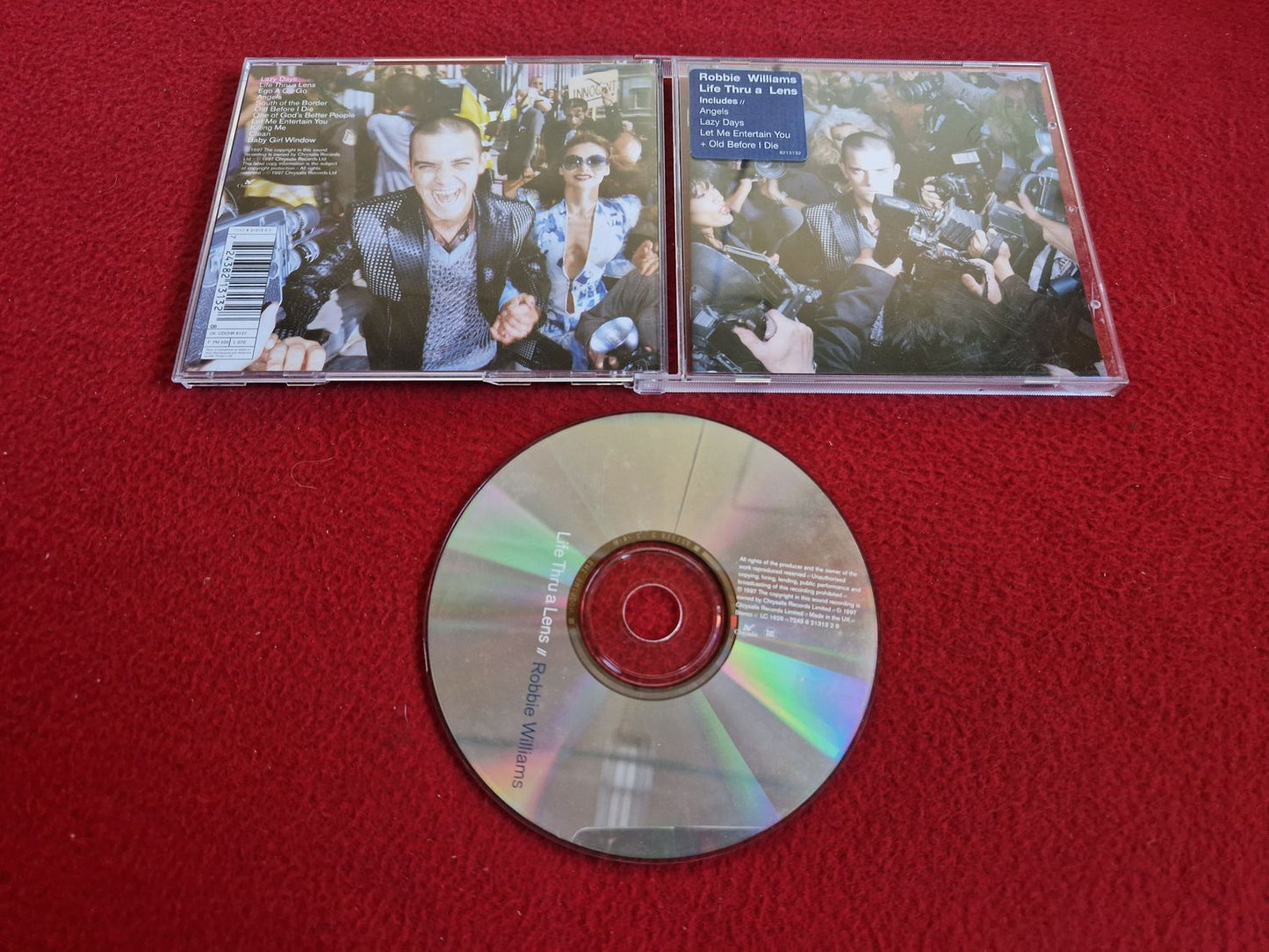 ROBBIE WILLIAMS LIFE THRU A LENS CD