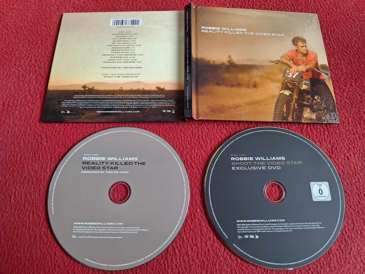 ROBBIE WILLIAMS REALITY KILLED THE VIDEO STAR CD / DVD