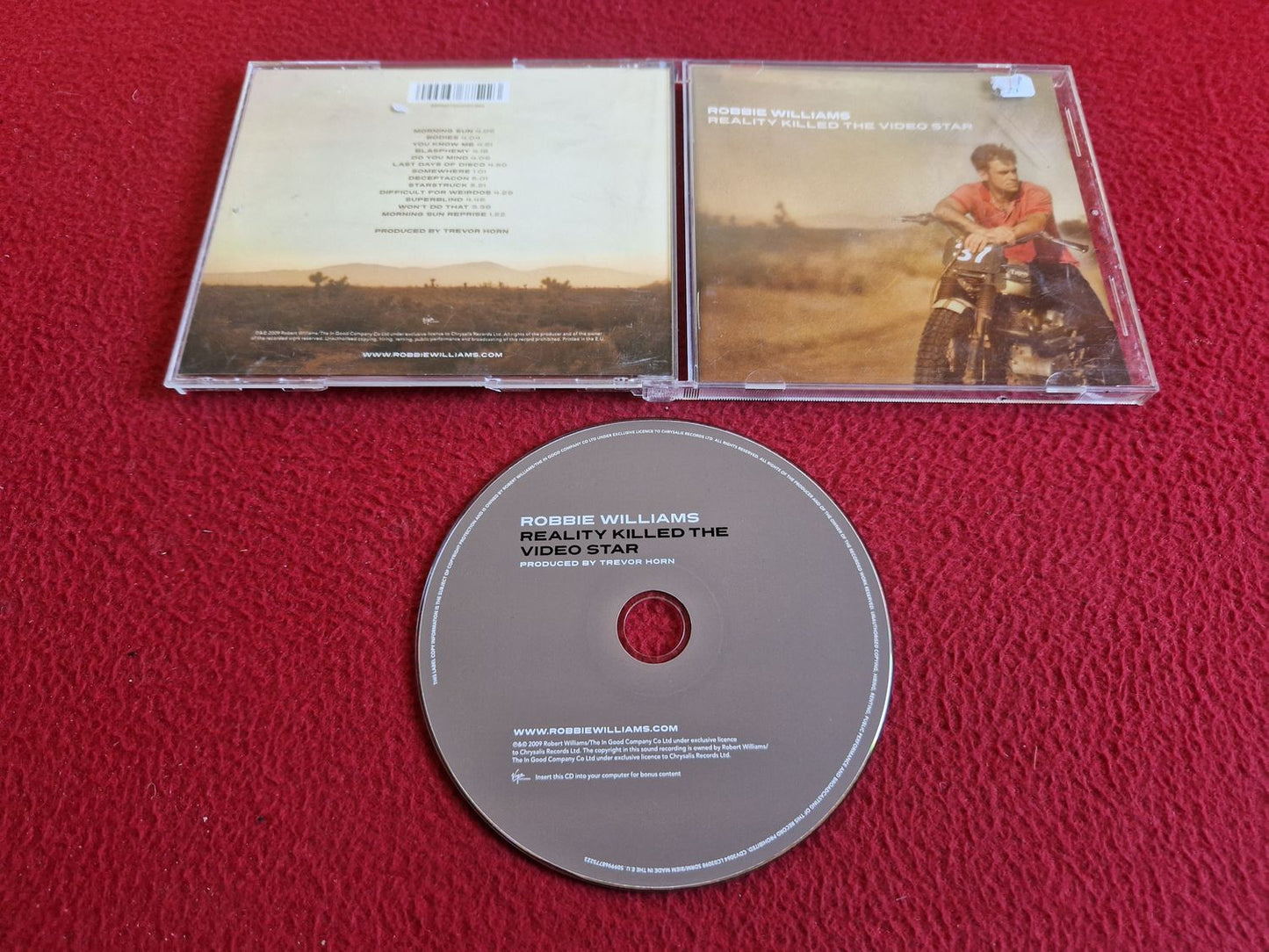 ROBBIE WILLIAMS REALITY KILLED THE VIDEO STAR CD