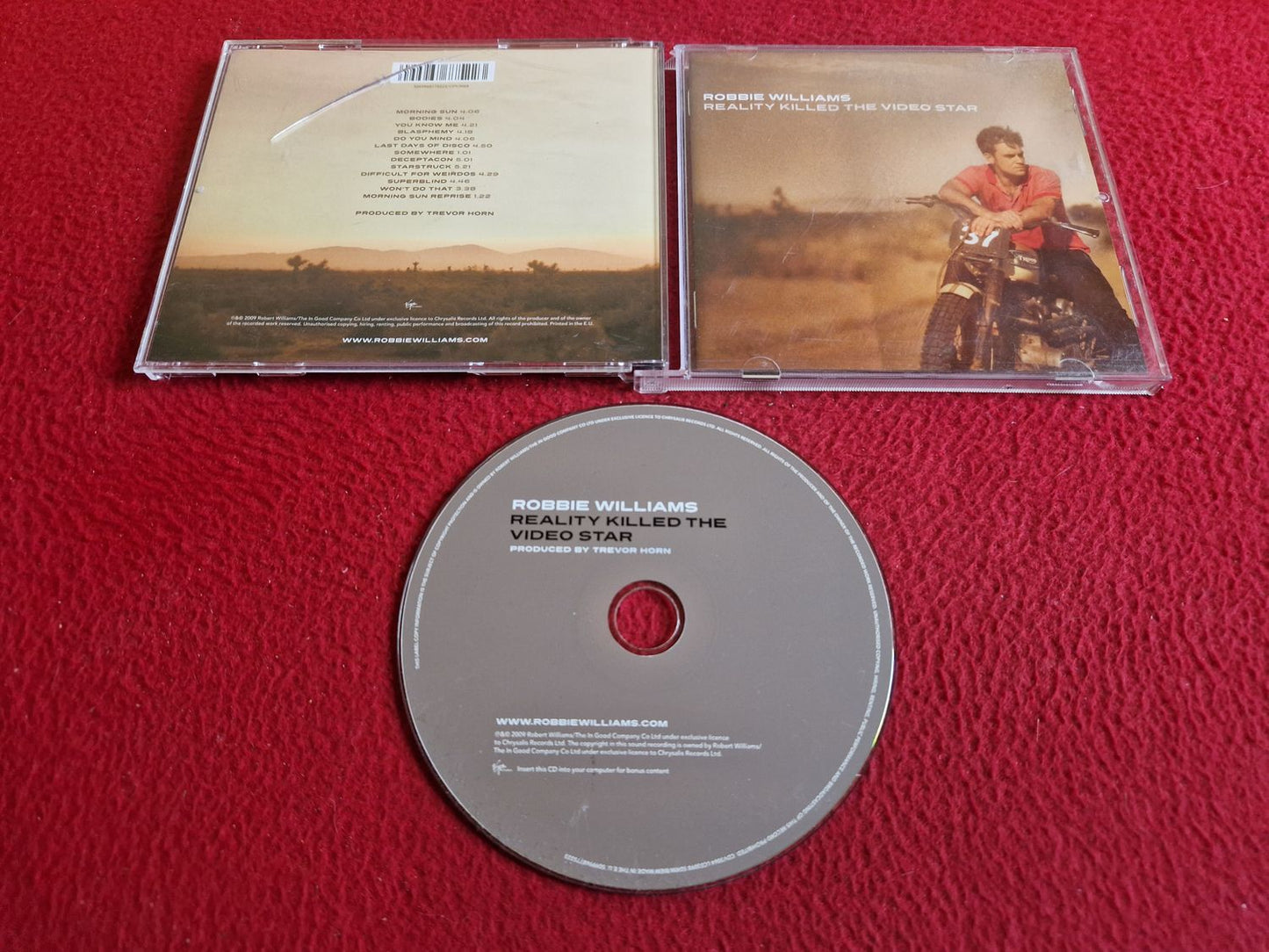 ROBBIE WILLIAMS REALITY KILLED THE VIDEO STAR CD