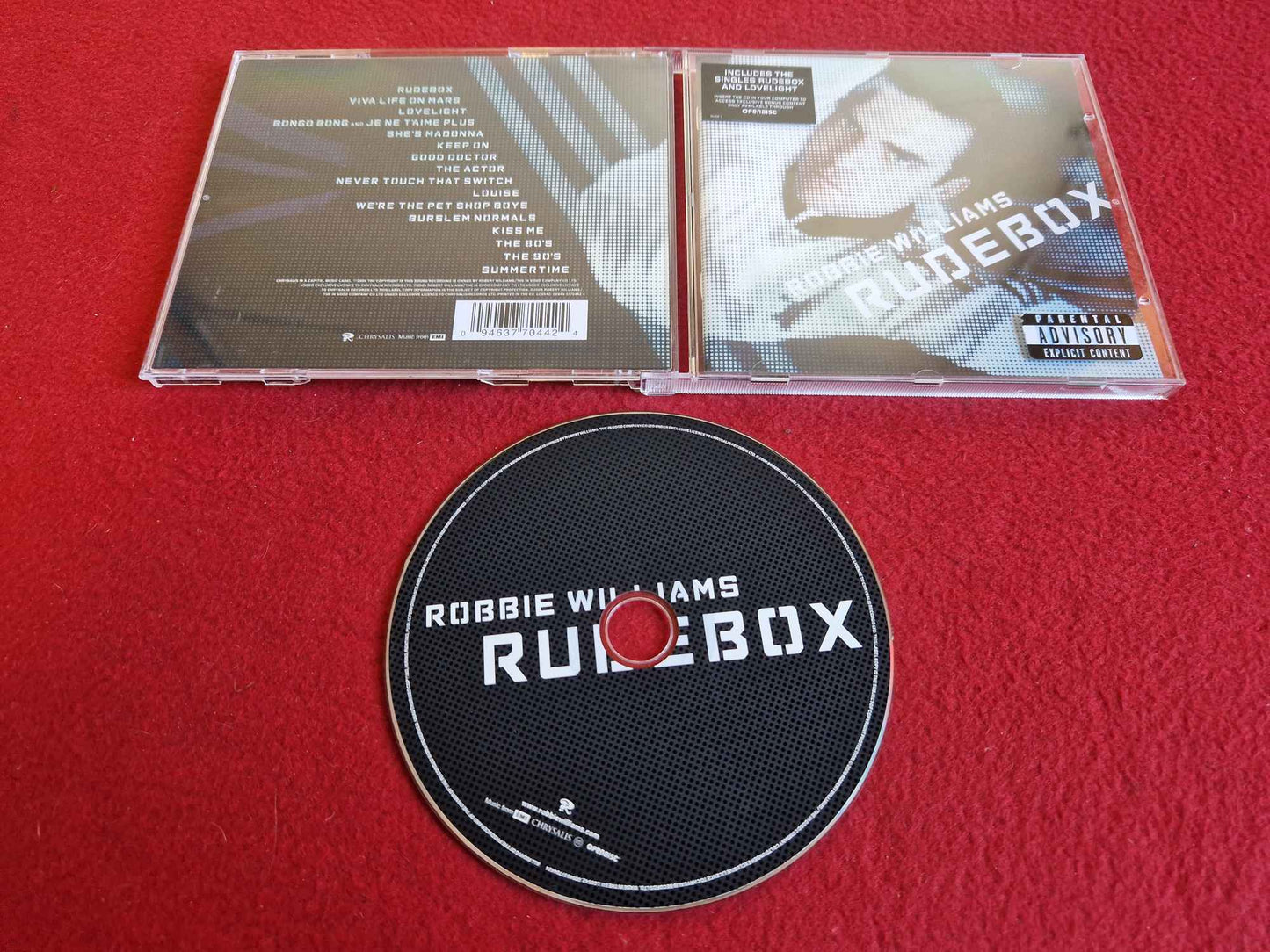 ROBBIE WILLIAMS RUDEBOX CD