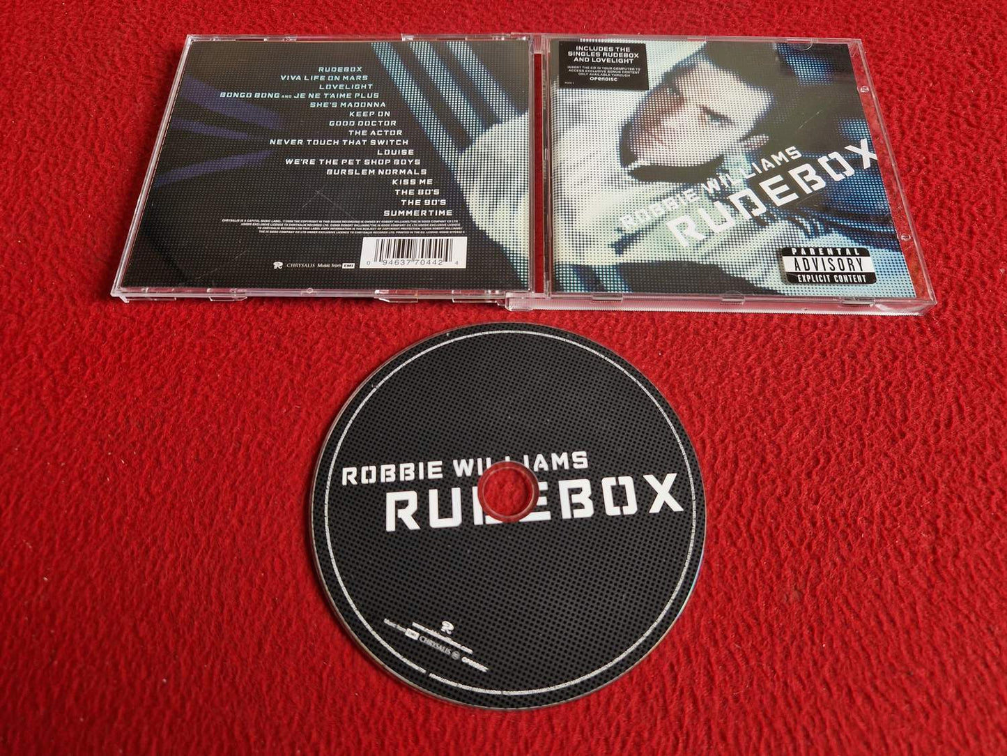 ROBBIE WILLIAMS RUDEBOX CD