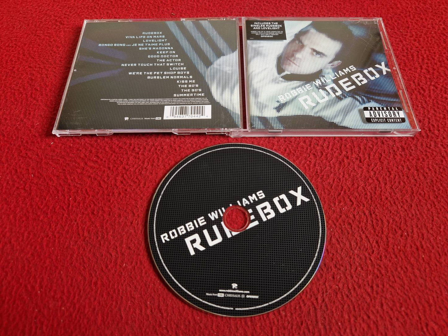 ROBBIE WILLIAMS RUDEBOX CD