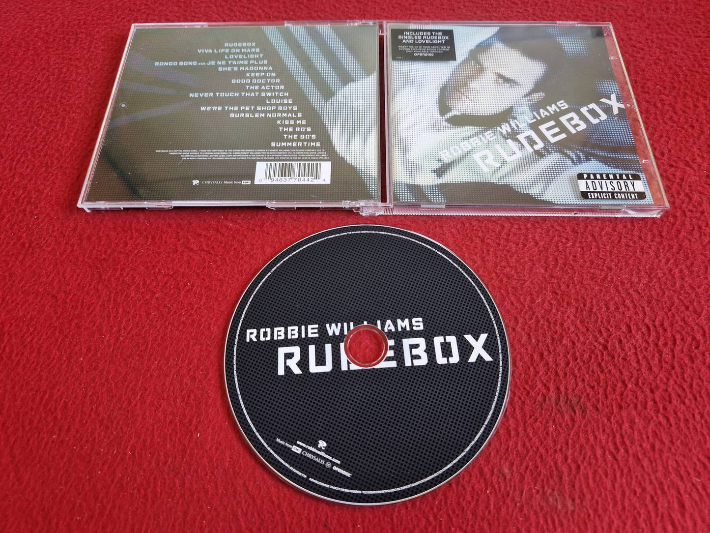 ROBBIE WILLIAMS RUDEBOX CD
