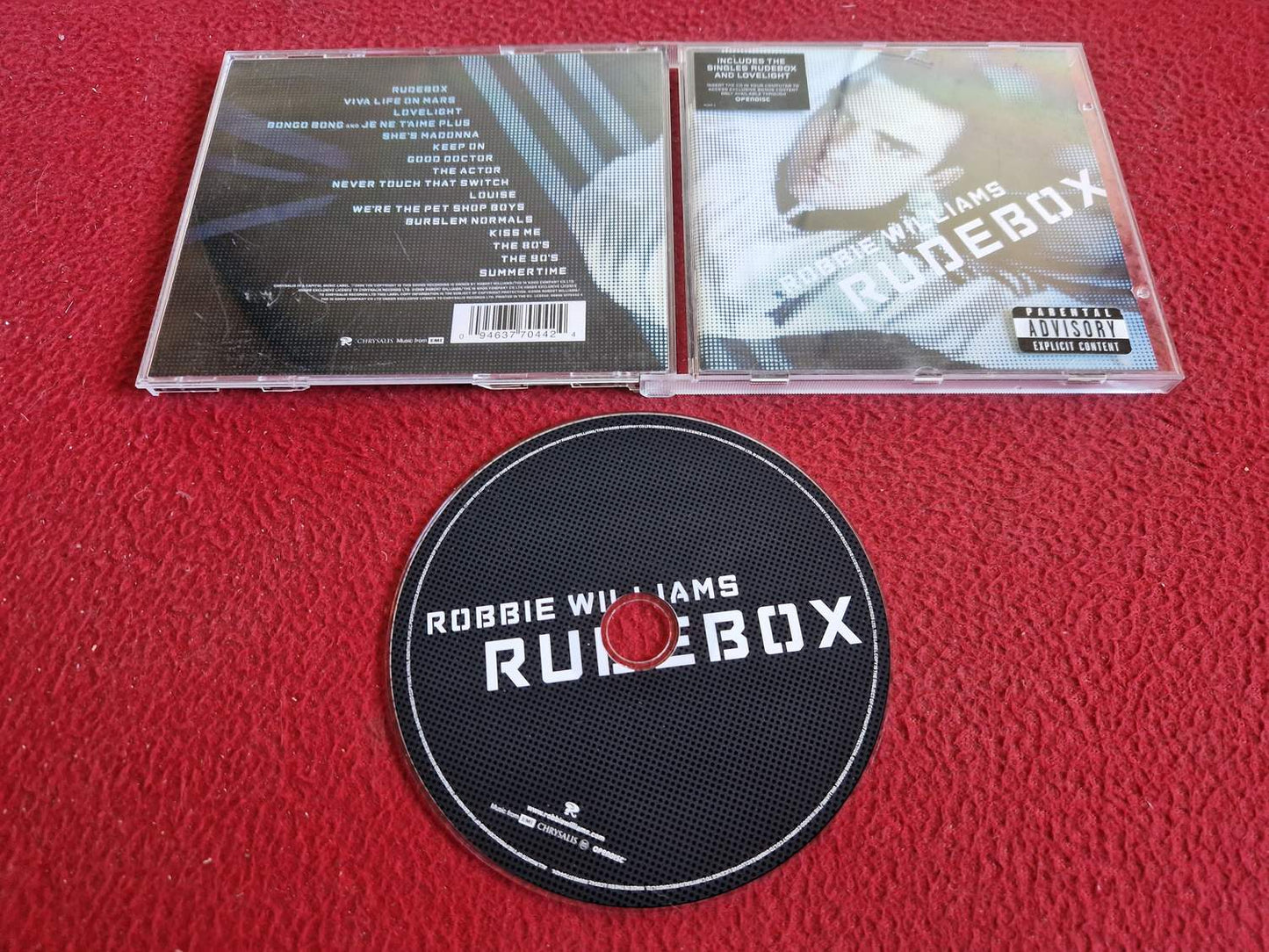 ROBBIE WILLIAMS RUDEBOX CD