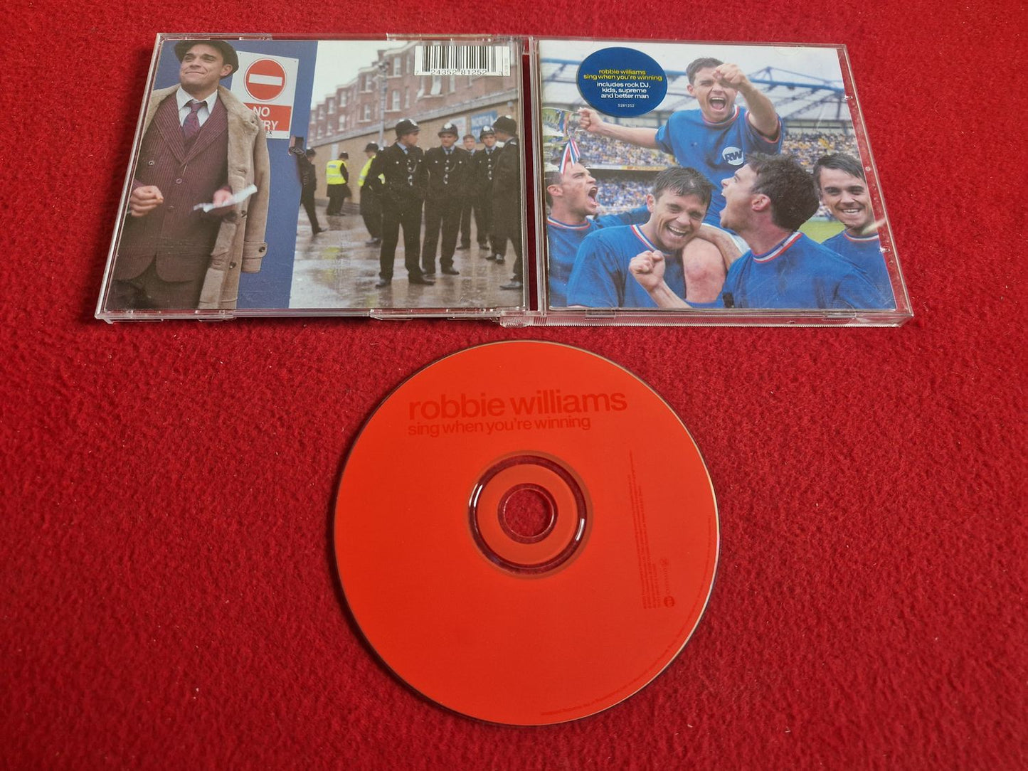 ROBBIE WILLIAMS SING WHEN YOUR WINNING till CD