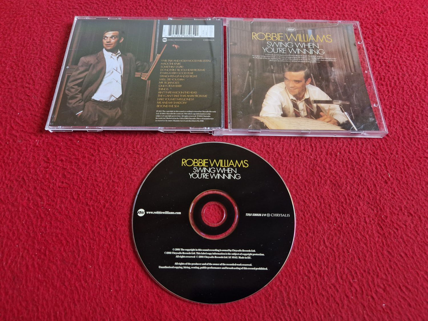 ROBBIE WILLIAMS SWING WHEN YOU'RE WINNING CD