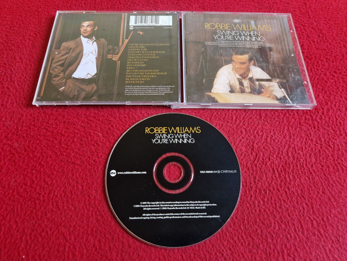 ROBBIE WILLIAMS SWING WHEN YOU'RE WINNING CD