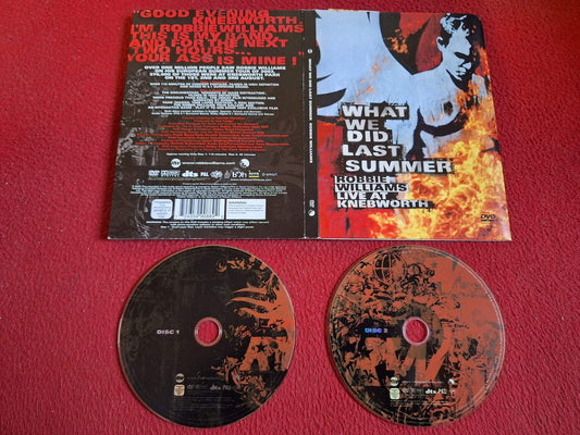 ROBBIE WILLIAMS WHAT WE DID LAST SUMMER LIVE AT KNEBWORTH DVD