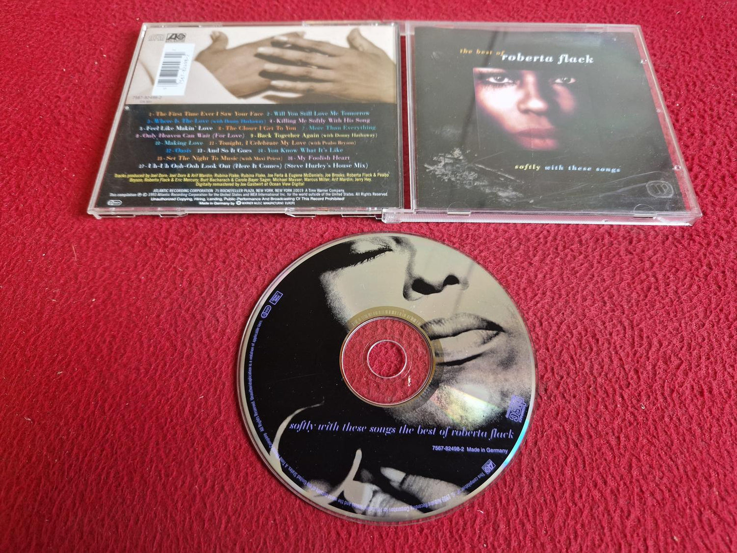 ROBERTA FLACK SOFTLY WITH THESE SONGS THE BEST OF CD