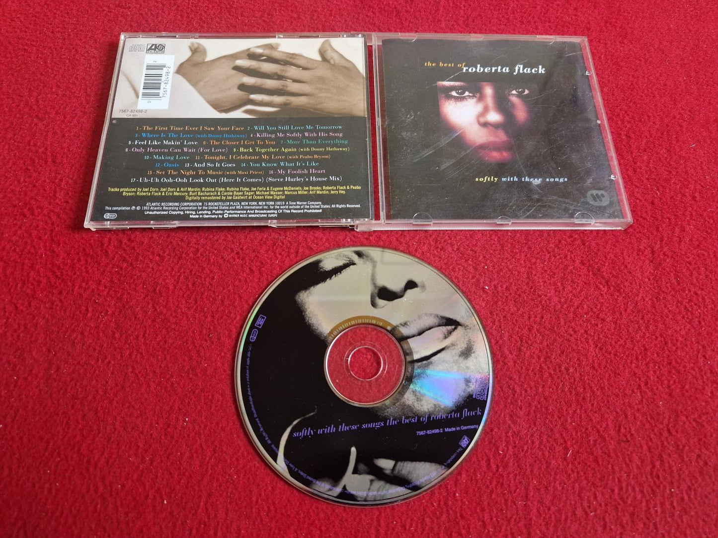 ROBERTA FLACK SOFTLY WITH THESE SONGS THE BEST OF till CD