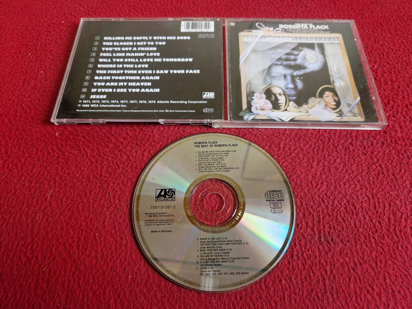 ROBERTA FLACK THE BEST OF CD
