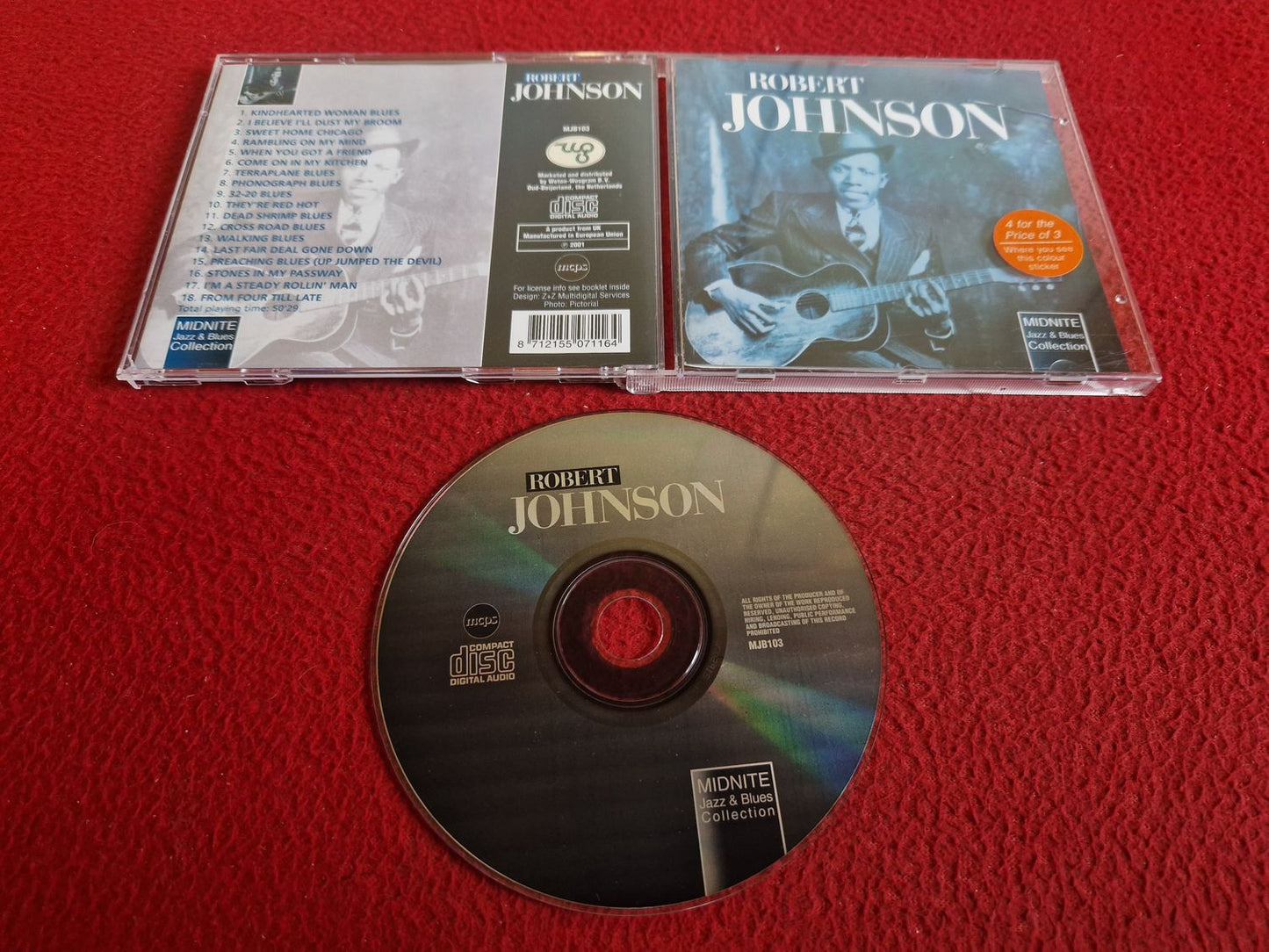 ROBERT JOHNSON [ MIDNITE JAZZ & BLUES COLLECTION ] CD