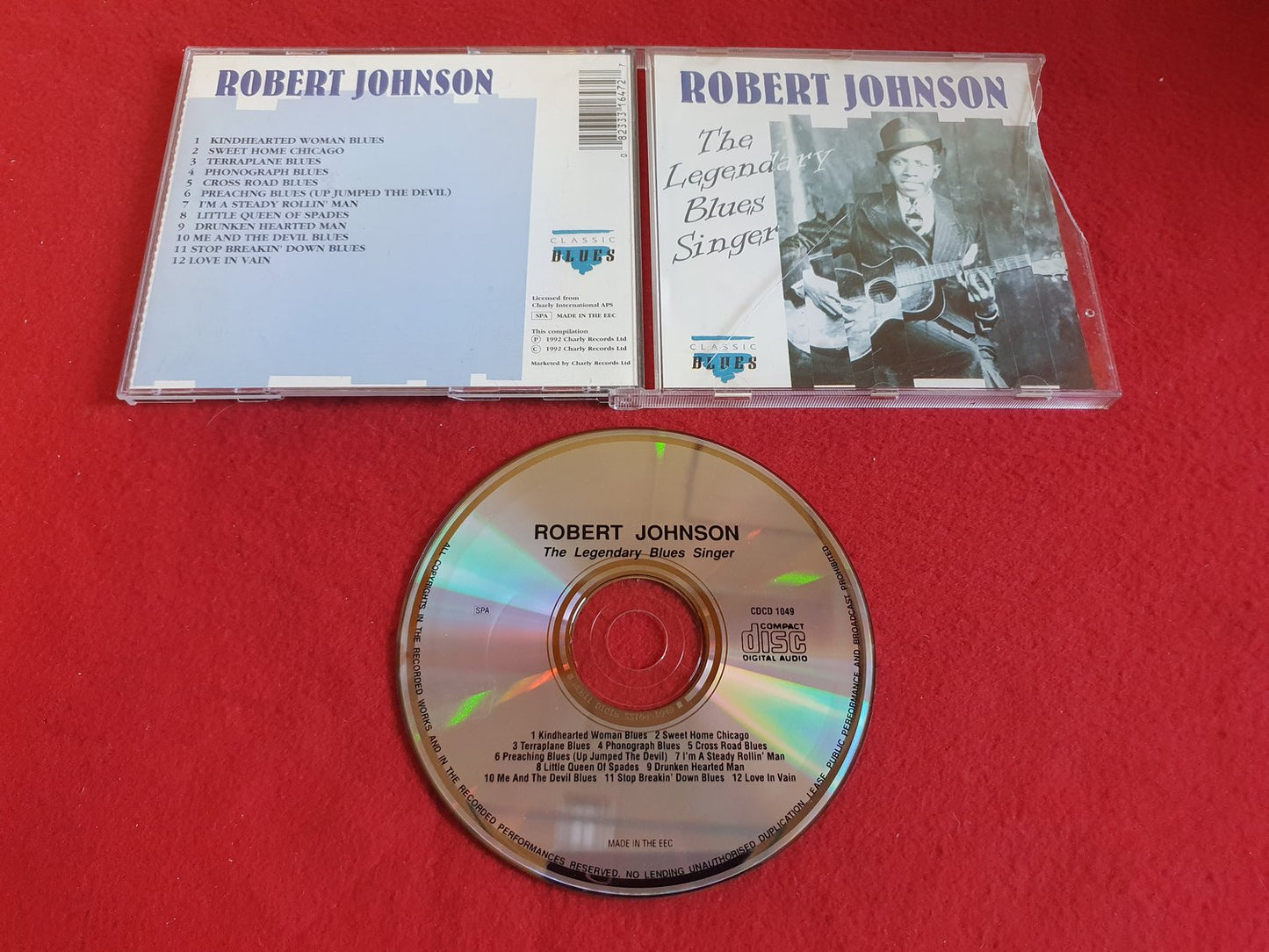 ROBERT JOHNSON THE LEGENDARY BLUES SINGER till CD