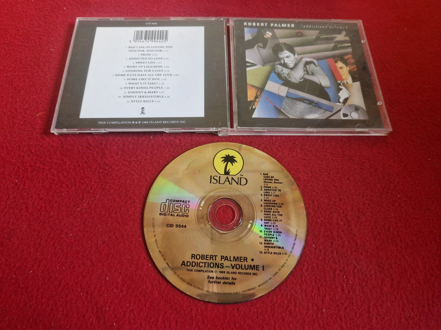 ROBERT PALMER ADDICTIONS VOLUME 1 till CD