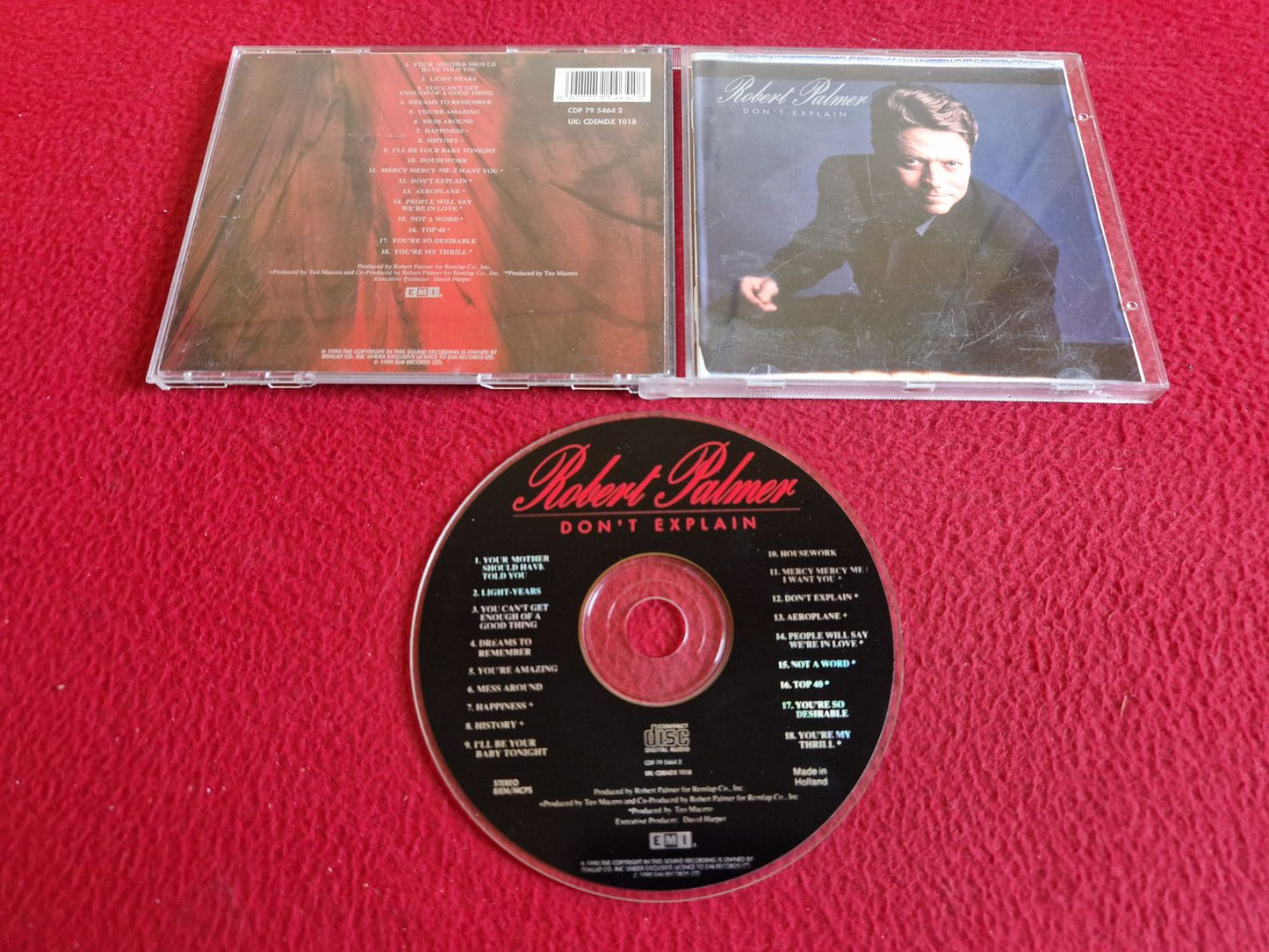 ROBERT PALMER DON'T EXPLAIN CD