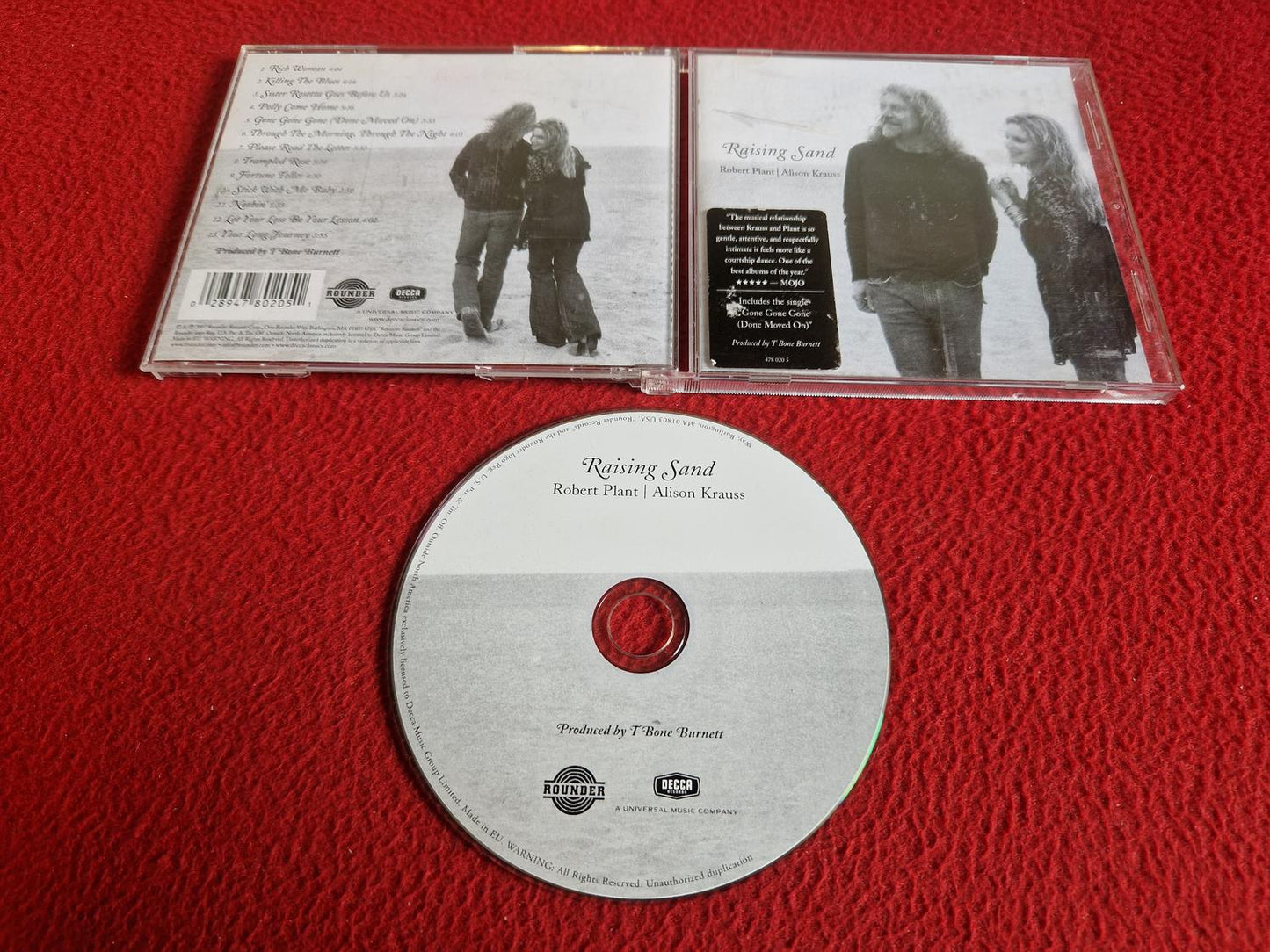 ROBERT PLANT ALISON KRAUSS RAISING SAND CD