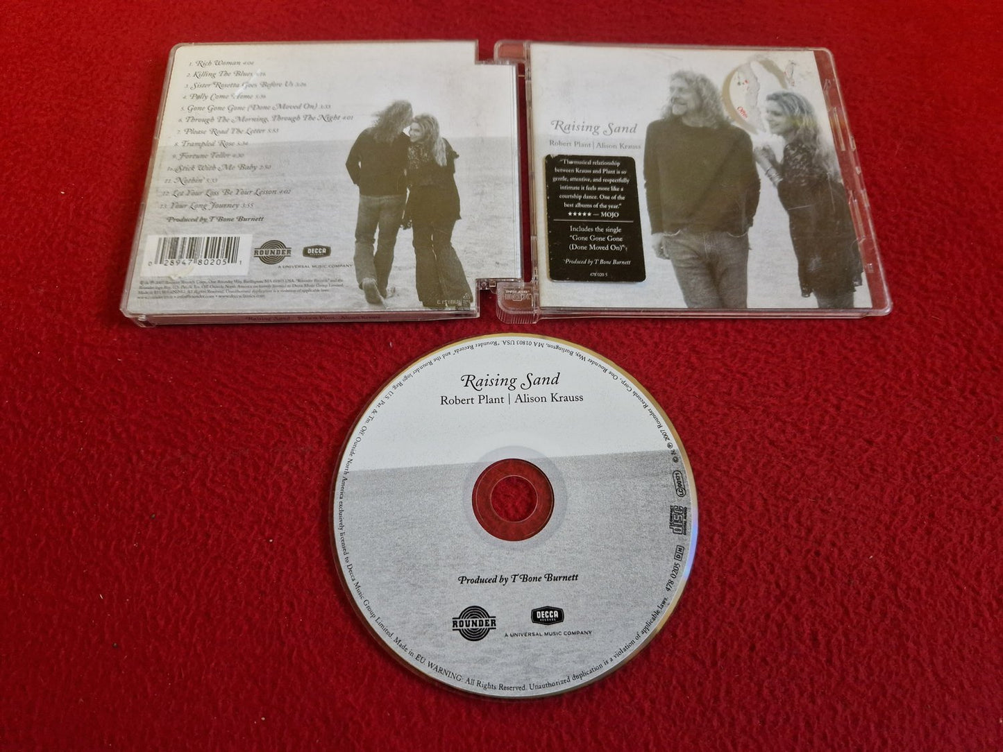 ROBERT PLANT ALISON KRAUSS RAISING SAND CD