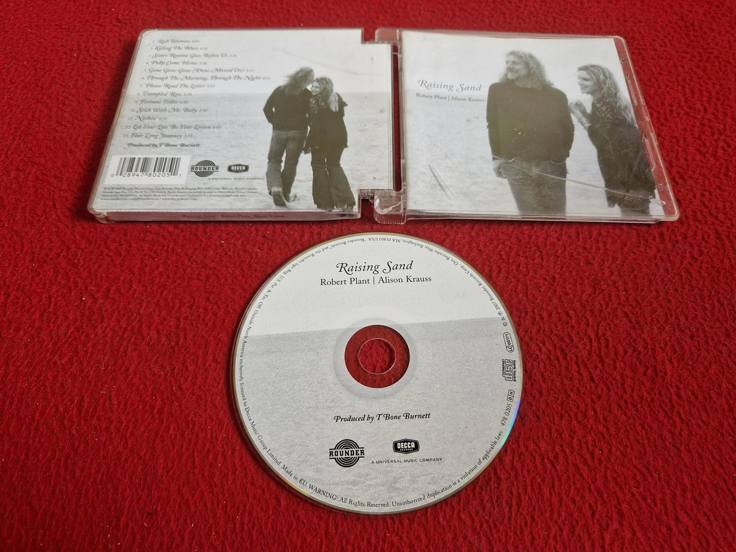 ROBERT PLANT ALISON KRAUSS RAISING SAND CD