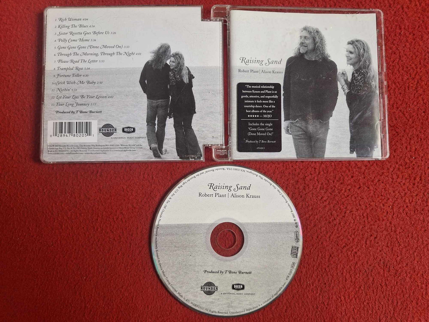 ROBERT PLANT ALISON KRAUSS RAISING SAND CD