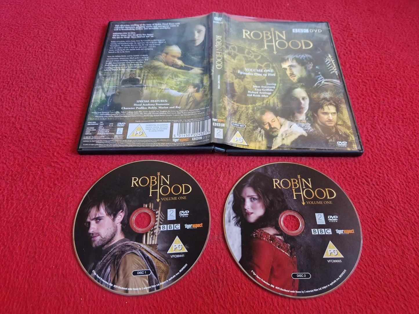ROBIN HOOD VOLUME ONE EPISODES 1 - 5 DVD
