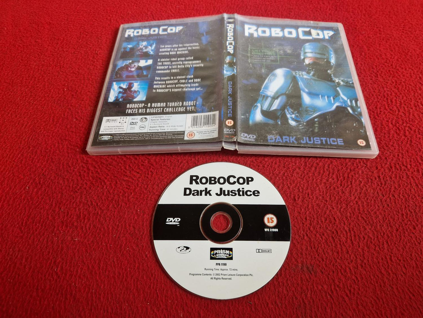 ROBOCOP DARK JUSTICE DVD