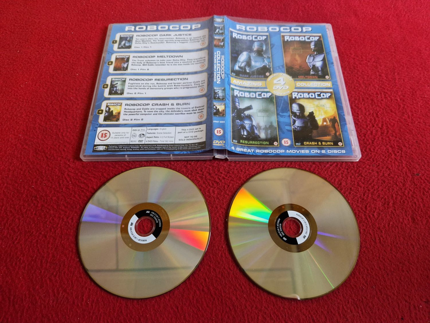 ROBOCOP DARK JUSTICE / MELTDOWN / RESURRECTION / CRASH & BURN DVD