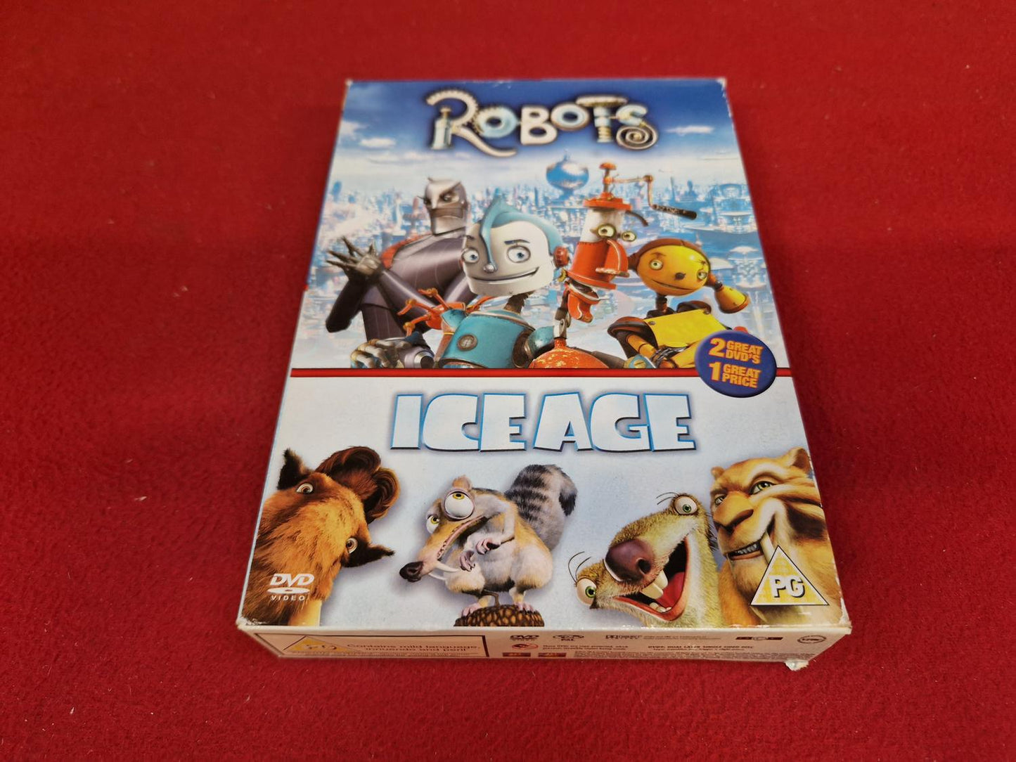 ROBOTS / ICE AGE BOX till DVD