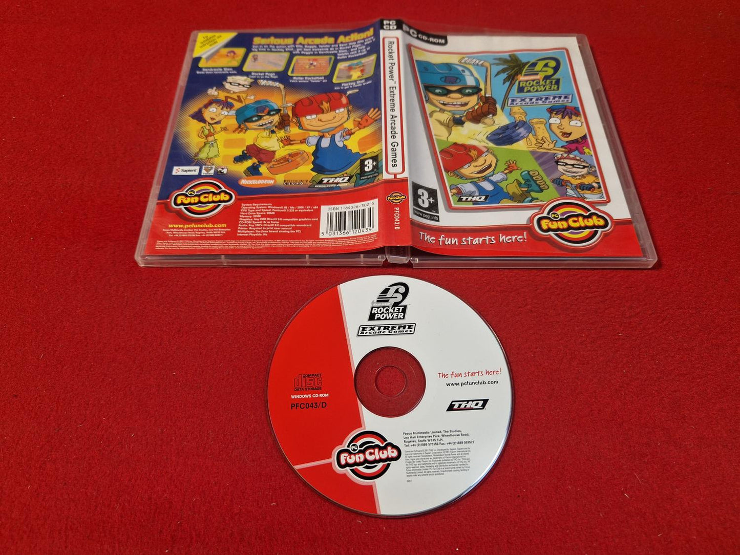 ROCKET POWER EXTREME ARCADE GAMES till PC