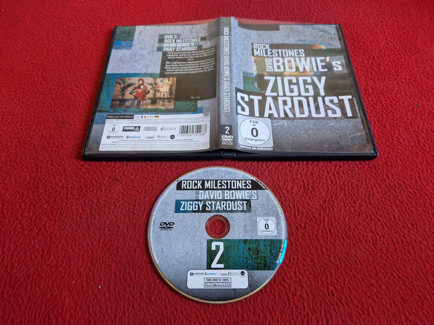 ROCK MILESTONES DAVID BOWIE'S ZIGGY STARDUST DVD