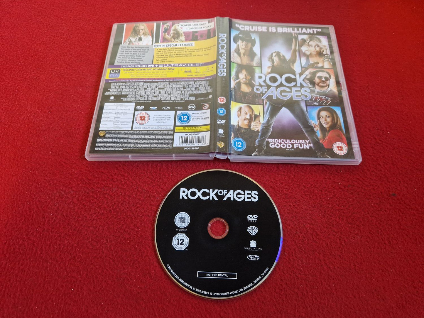 ROCK OF AGES DVD
