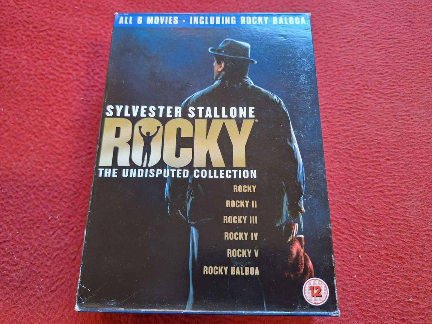 ROCKY THE UNDISPUTED COLLECTION - ALL 6 MOVIES BOX DVD