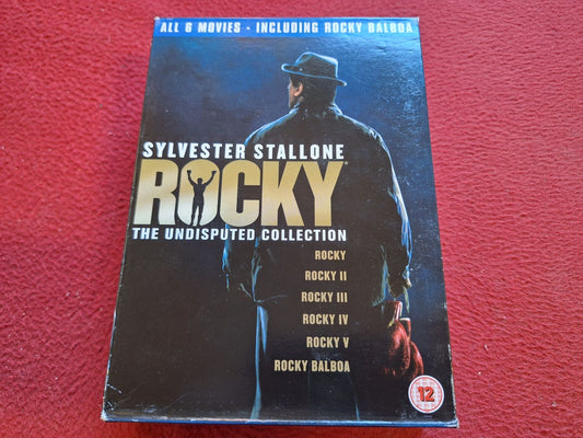 ROCKY THE UNDISPUTED COLLECTION - ALL 6 MOVIES BOX DVD