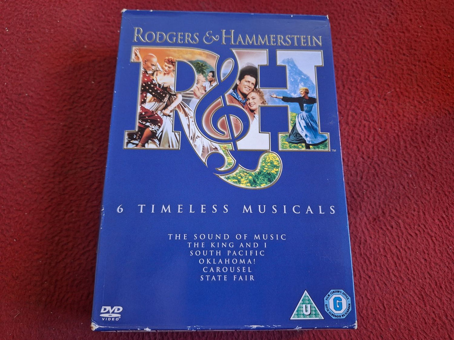 RODGERS & HAMMERSTEIN 6 MUSICALS - STATE FAIR / CAROUSEL / OKLAHOMA! mfl BOX DVD