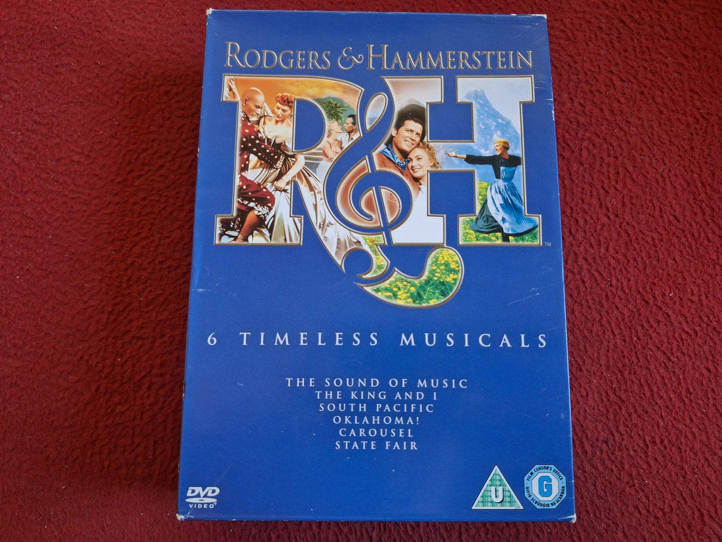 RODGERS & HAMMERSTEIN 6 TIMELESS MUSICALS SOUND OF MUSIC mfl BOX DVD